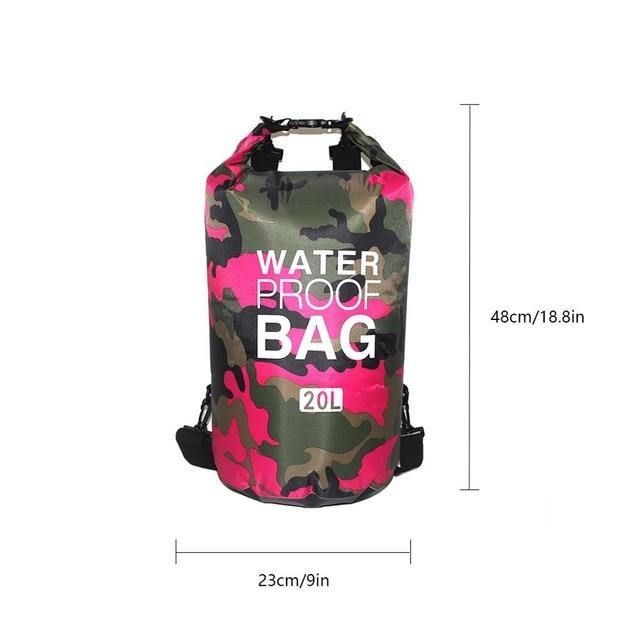 Waterproof Dry Bag | Heavy-Duty Sealed Protection | Outdoor & Water Sports | Camouflage