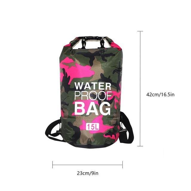 Waterproof Dry Bag | Heavy-Duty Sealed Protection | Outdoor & Water Sports | Camouflage