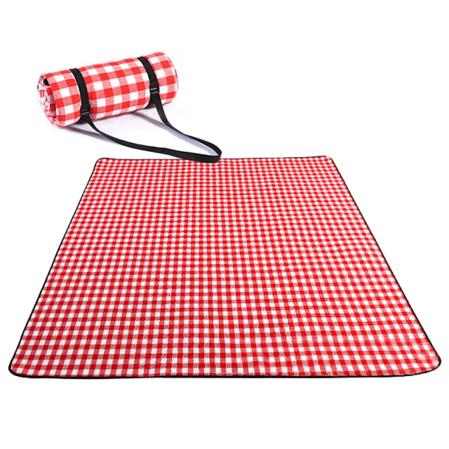 Plaid Picnic Mat | Waterproof & Foldable | Park, Camping & Lawn