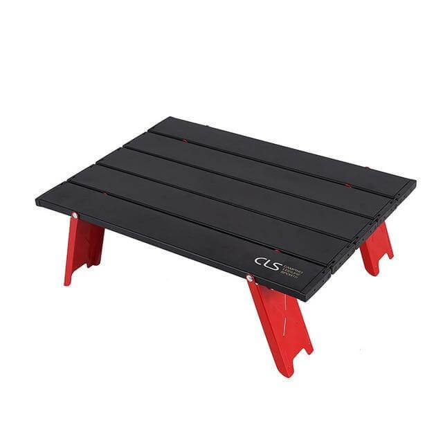 Folding Camping Table │ Portable Aluminum Build for Outdoor Stability │ Picnic & Hiking │ Black