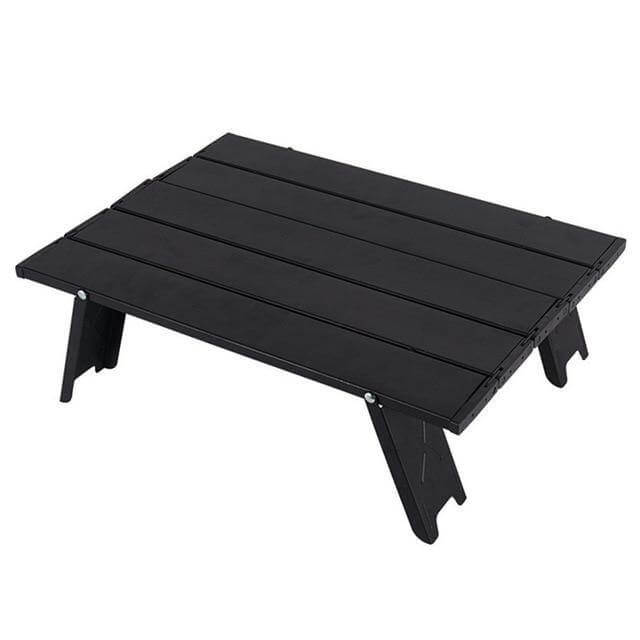 Folding Camping Table │ Portable Aluminum Build for Outdoor Stability │ Picnic & Hiking │ Black