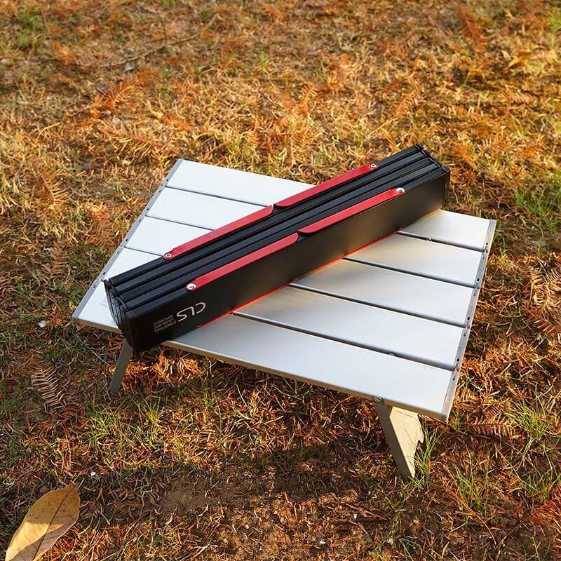 Folding Camping Table │ Portable Aluminum Build for Outdoor Stability │ Picnic & Hiking │ Black