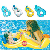 Inflatable Baby Pool Float │ Secure Seat & Built-In Toys │ Parent-Child Water Bonding
