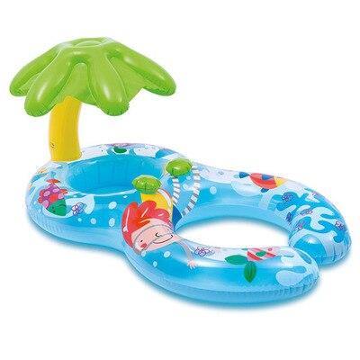 Inflatable Baby Pool Float │ Secure Seat & Built-In Toys │ Parent-Child Water Bonding