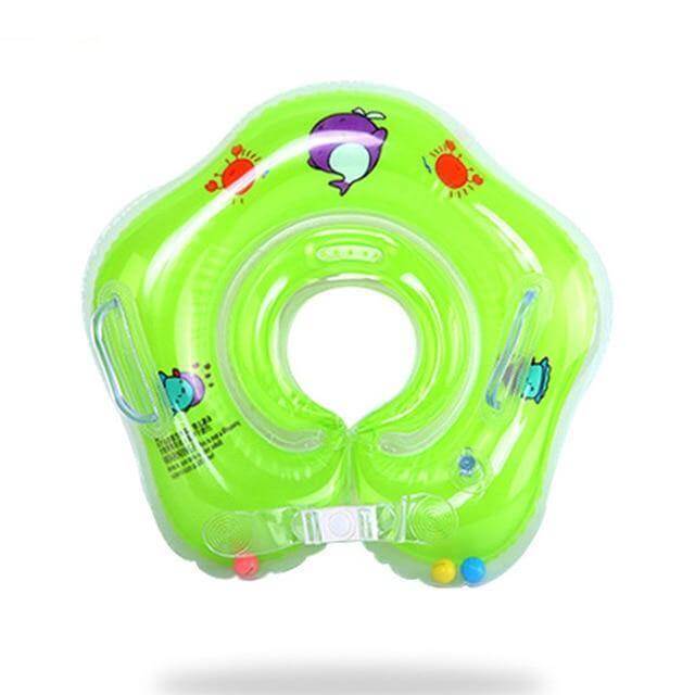 Inflatable Baby Pool Float │ Secure Seat & Built-In Toys │ Parent-Child Water Bonding