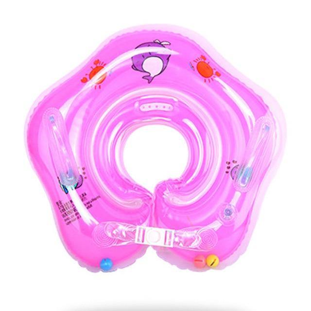 Inflatable Baby Pool Float │ Secure Seat & Built-In Toys │ Parent-Child Water Bonding