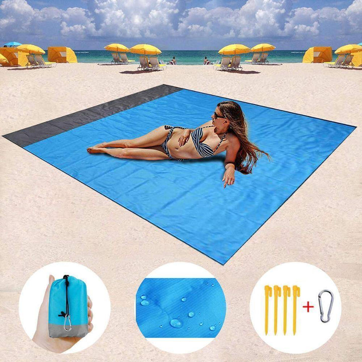 Portable Beach Mat | Sand-Free & Waterproof | Outdoor Picnic & Travel