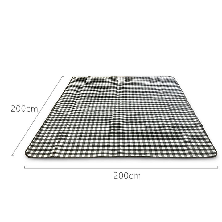 Plaid Picnic Mat | Waterproof & Foldable | Park, Camping & Lawn