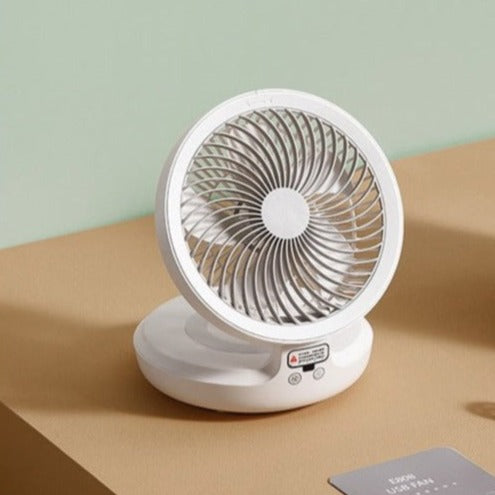 Portable Foldable Desk Fan Rechargeable Personal Air Cooling