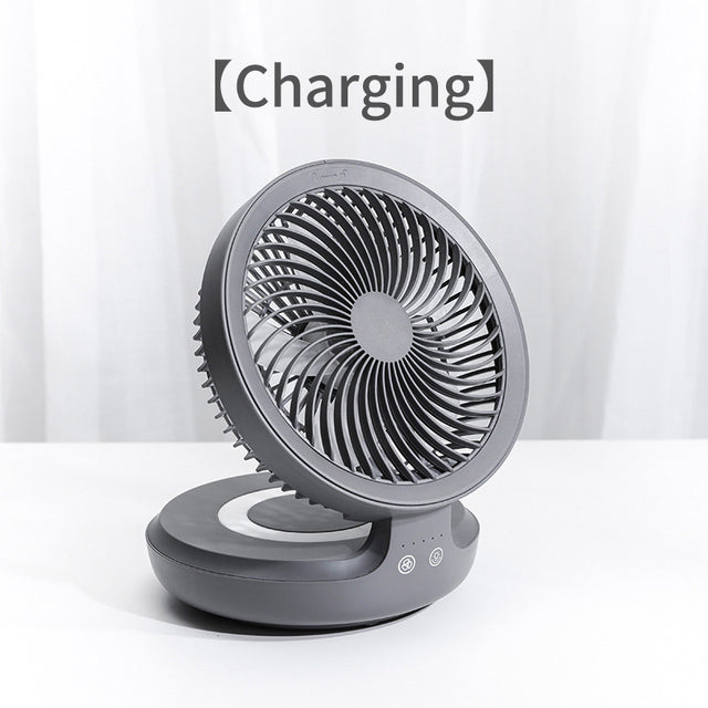 Portable Foldable Desk Fan Rechargeable Personal Air Cooling