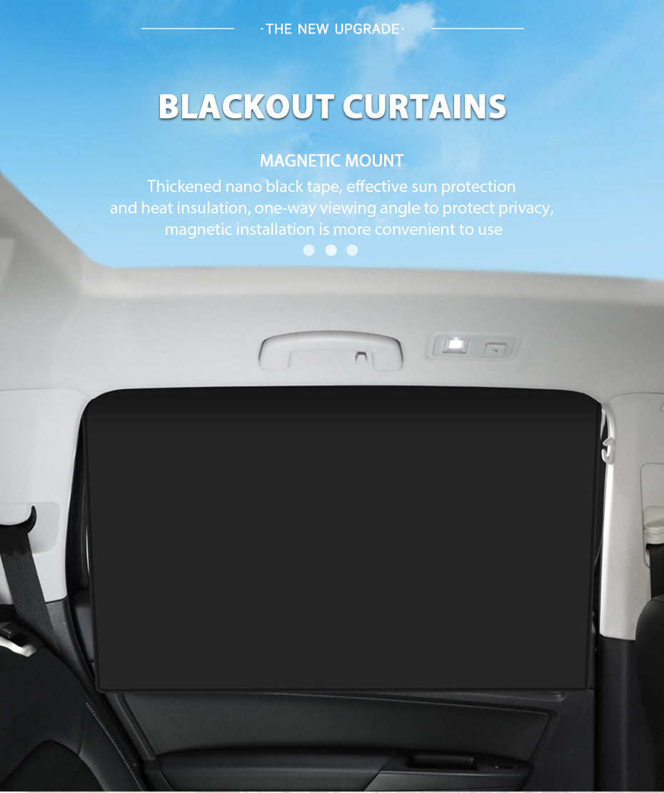 Magnet Car Sun Shade │ Blackout, UV Protection │ Front & Rear Windows