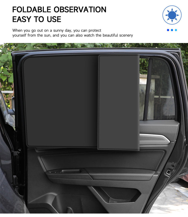 Magnet Car Sun Shade │ Blackout, UV Protection │ Front & Rear Windows