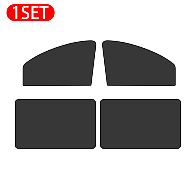 Magnet Car Sun Shade │ Blackout, UV Protection │ Front & Rear Windows