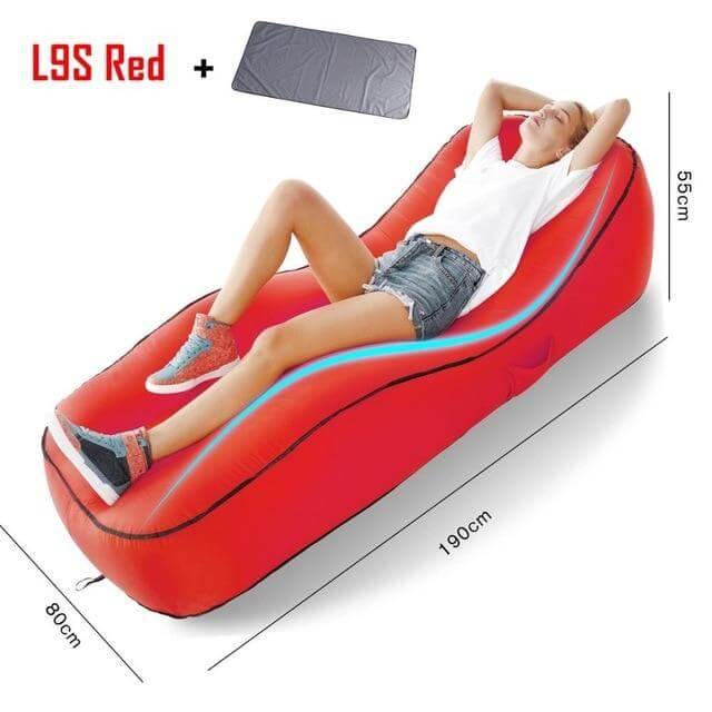 Inflatable Air Sofa Lounger | Quick-Fill | Beach, Camping & Travel