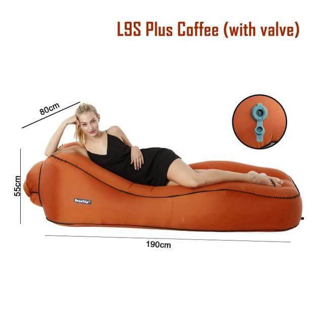 Inflatable Air Sofa Lounger | Quick-Fill | Beach, Camping & Travel