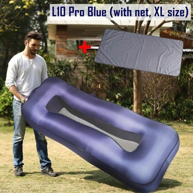 Inflatable Air Sofa Lounger | Quick-Fill | Beach, Camping & Travel