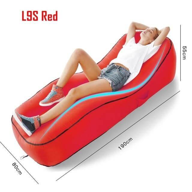 Inflatable Air Sofa Lounger | Quick-Fill | Beach, Camping & Travel
