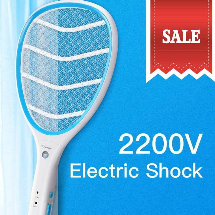 Electric Mosquito Zapper Racket | 2200V High-Voltage | Indoor & Outdoor