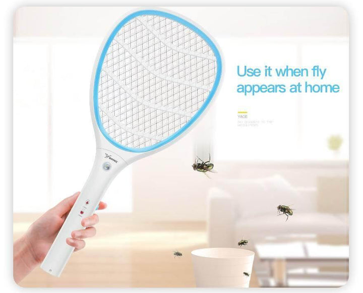 Electric Mosquito Zapper Racket | 2200V High-Voltage | Indoor & Outdoor