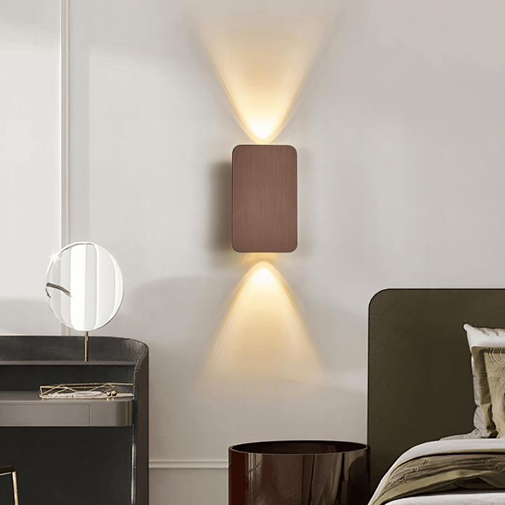 Modern LED Up Down Wall Light | Warm Ambient Glow | Hallway, Bedroom