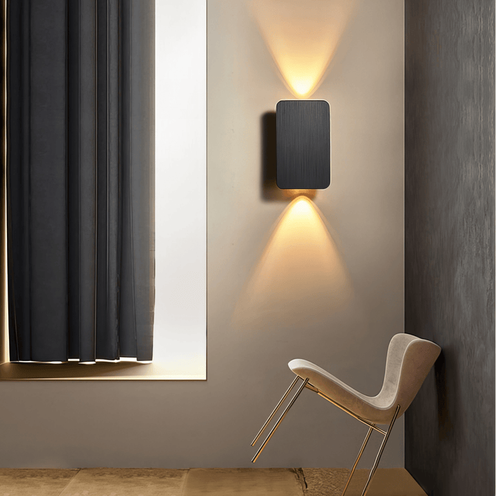 Modern LED Up Down Wall Light | Warm Ambient Glow | Hallway, Bedroom
