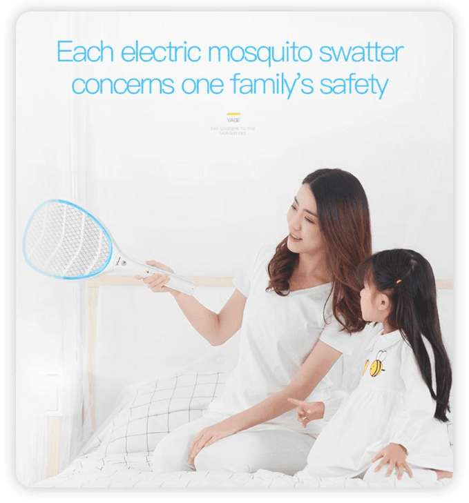Electric Mosquito Zapper Racket | 2200V High-Voltage | Indoor & Outdoor