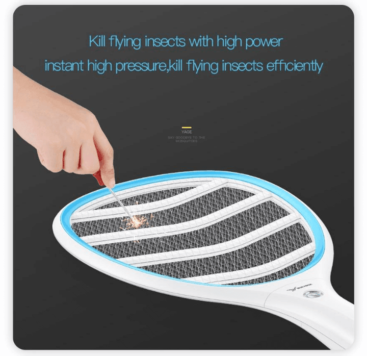 Electric Mosquito Zapper Racket | 2200V High-Voltage | Indoor & Outdoor