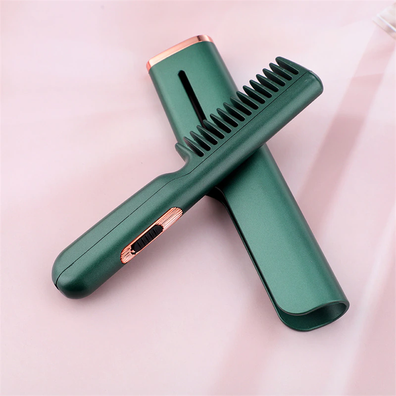 Mini Hair Straightener Brush | Fast Heating Ceramic Styling | Daily Hair Care & Travel