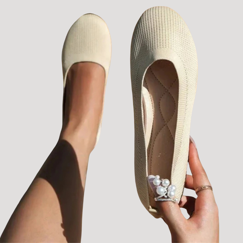 Women's Knit Slip On Ballet Flats