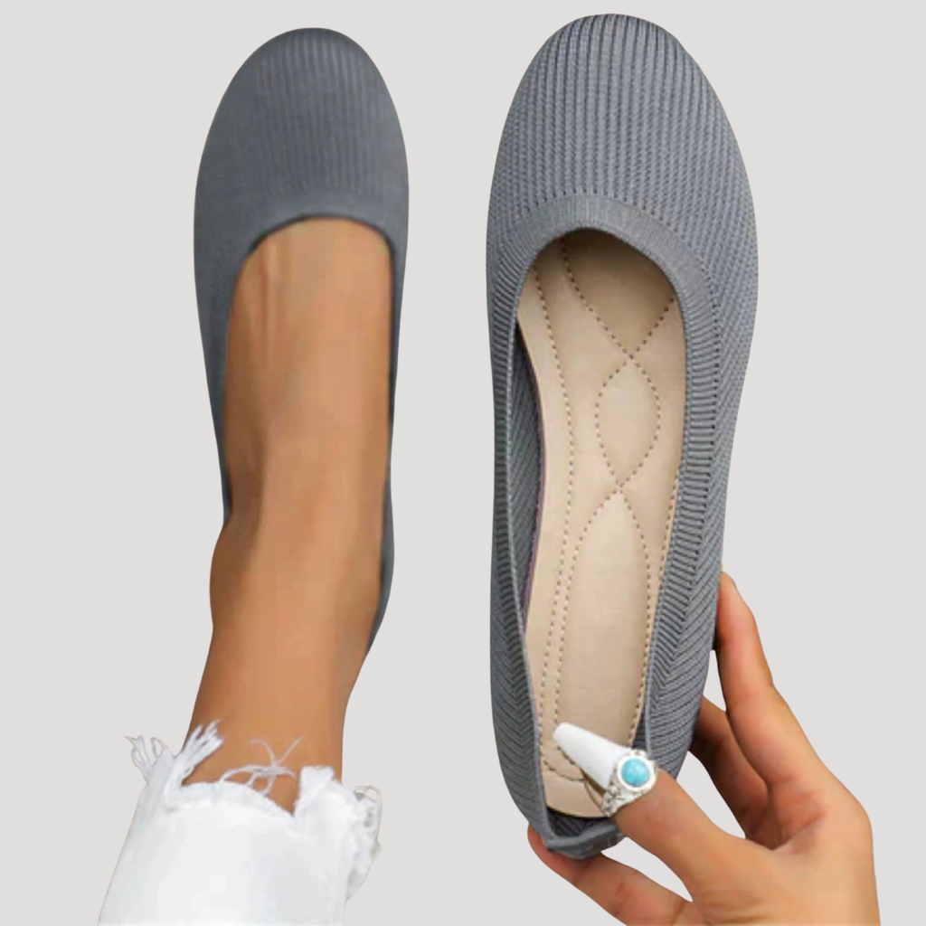 Women's Knit Slip On Ballet Flats