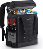 Cooler Backpack | Insulated Large | Camping & Picnic | Black