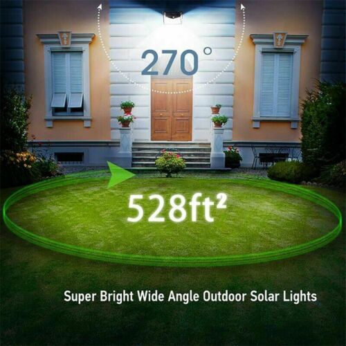 Ultra-Bright 270° Wide Angle Motion Sensor Outdoor Solar Light