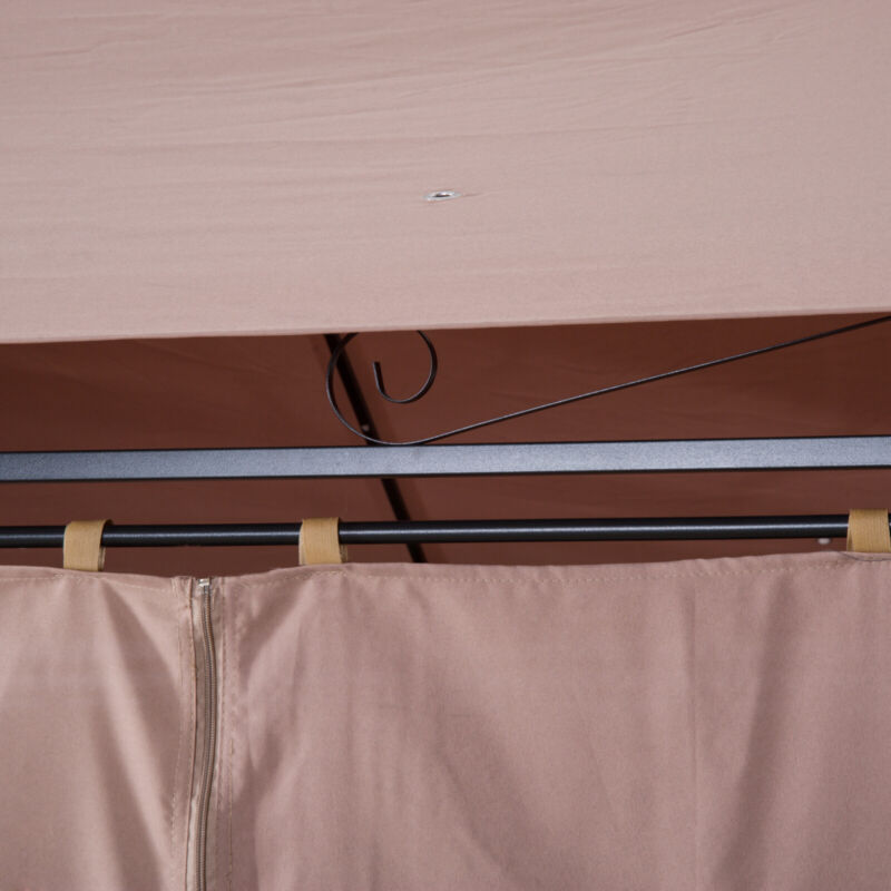 Two-Tier Backyard Gazebo Canopy Tent Shelter Shade