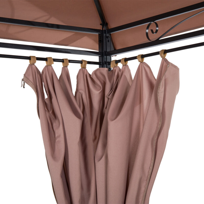 Two-Tier Backyard Gazebo Canopy Tent Shelter Shade