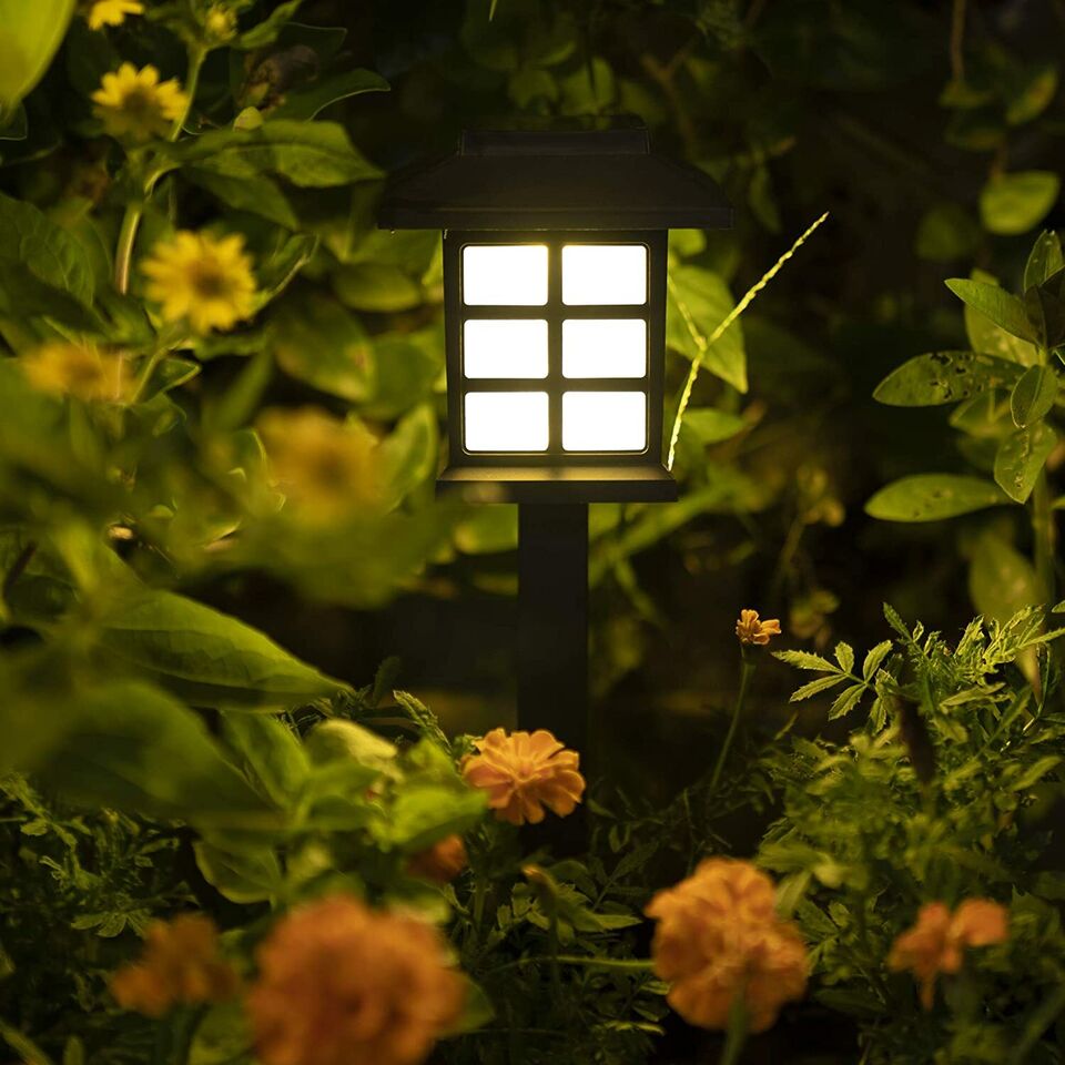12-Pack Solar Pathway Lights Waterproof LED Garden Path Lighting