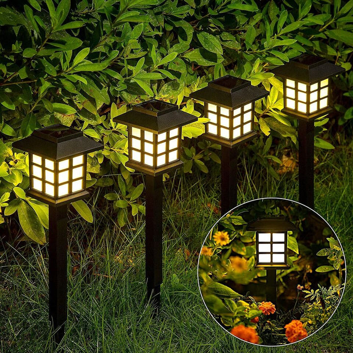 12-Pack Solar Pathway Lights Waterproof LED Garden Path Lighting