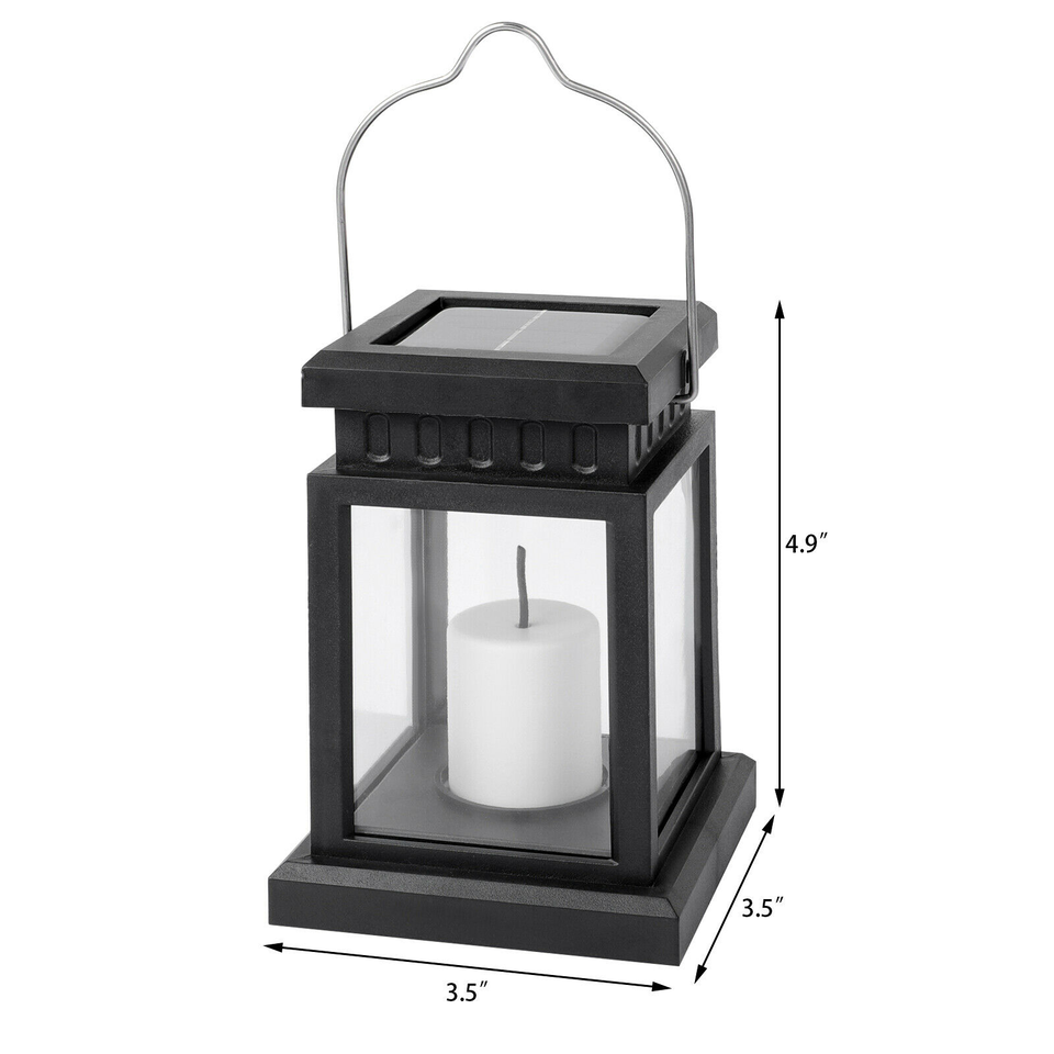 Solar LED Hanging Lanterns | Auto-On Glow | Patio, Garden & Deck