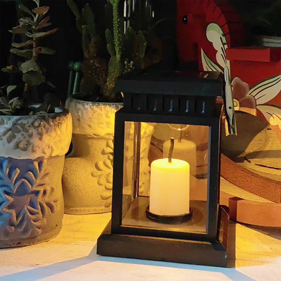 Solar LED Hanging Lanterns | Auto-On Glow | Patio, Garden & Deck
