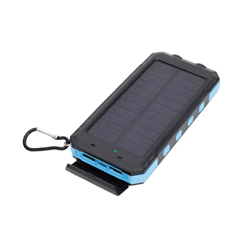 Rugged Solar Power Bank Flashlight