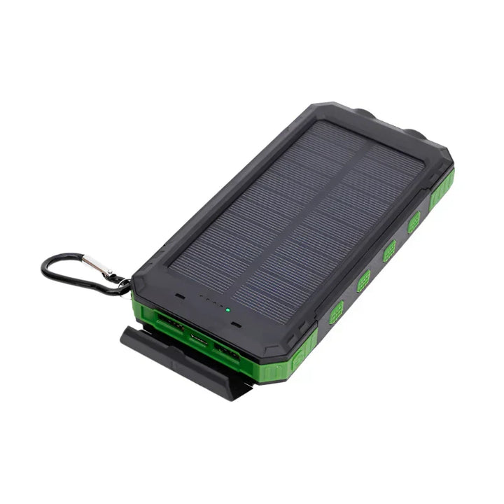 Rugged Solar Power Bank Flashlight