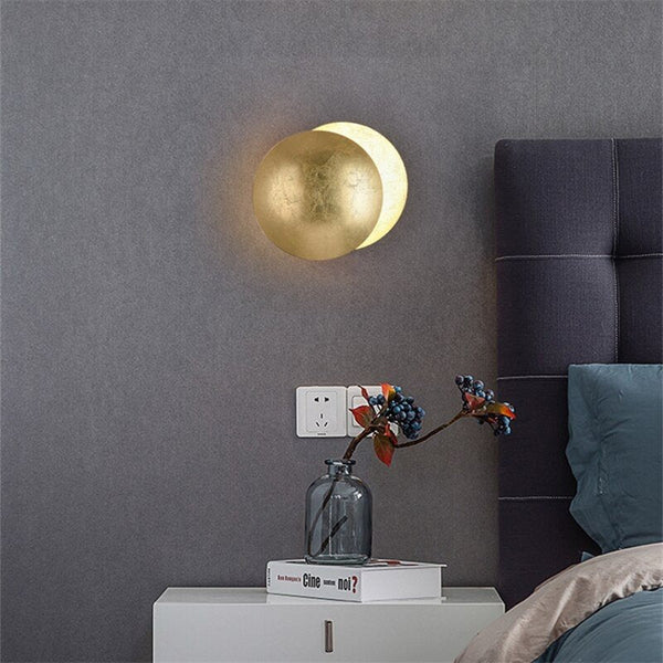Moon Wall Lamp | Warm Ambient Glow | Bedroom & Living Room | Round