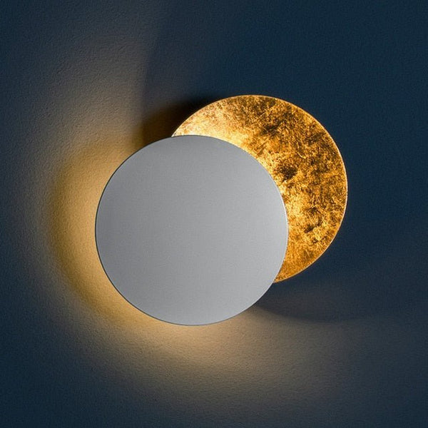 Moon Wall Lamp | Warm Ambient Glow | Bedroom & Living Room | Round