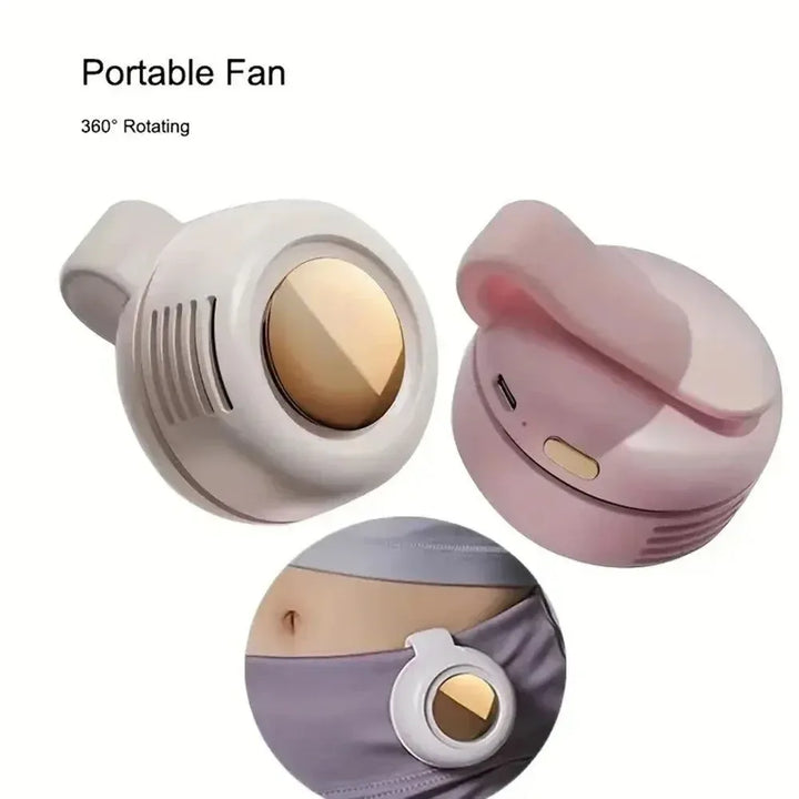 Portable Waist Fan | Hands-Free Cooling & 5H Battery | Outdoor & Travel