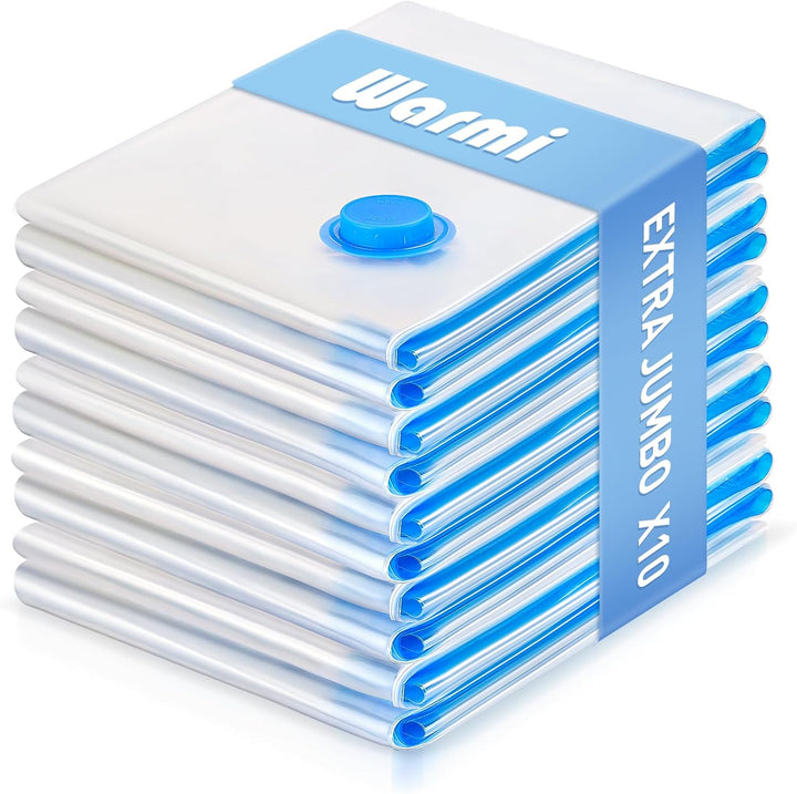 Vacuum Storage Bags │ Space Saving Seal │ Travel & Closet │ 10 Pack