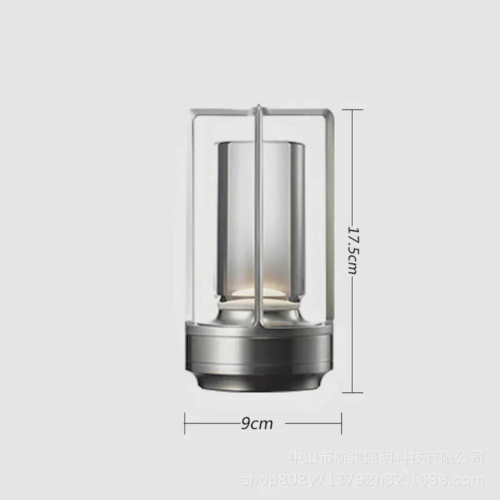 Modern Lantern Table Lamp | USB Rechargeable | Indoor, Patio & Camping