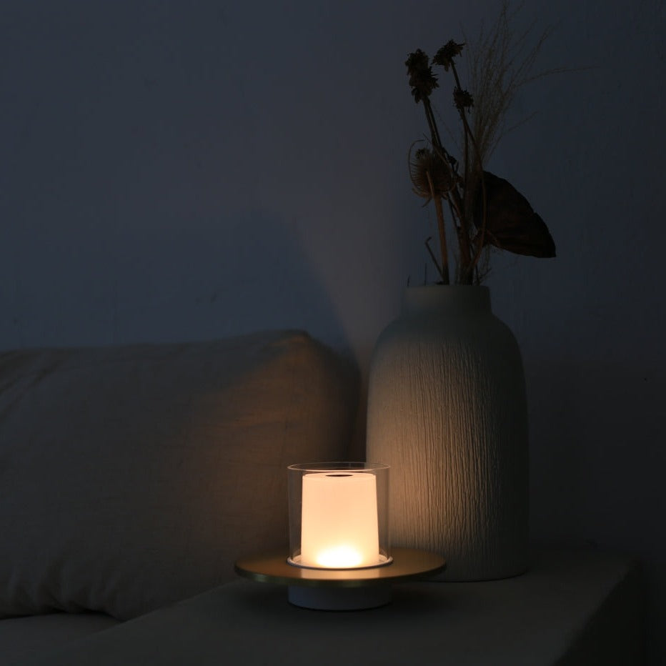 Wireless Candle Lamp | Rechargable Warm Glow | Nightstand & Living