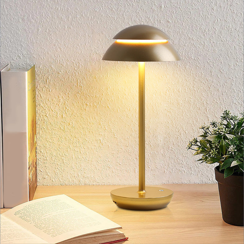Mushroom Dome Cordless LED Desk Lamp