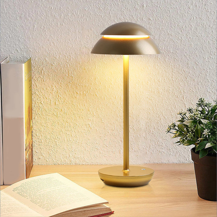 Mushroom Dome Cordless LED Desk Lamp