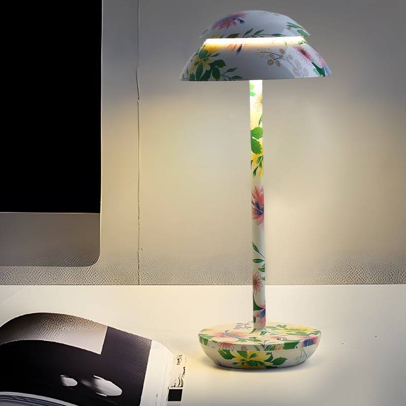 Mushroom Dome Cordless LED Desk Lamp