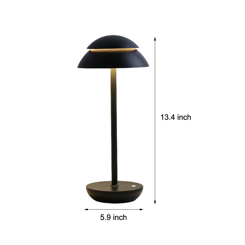 Mushroom Dome Cordless LED Desk Lamp